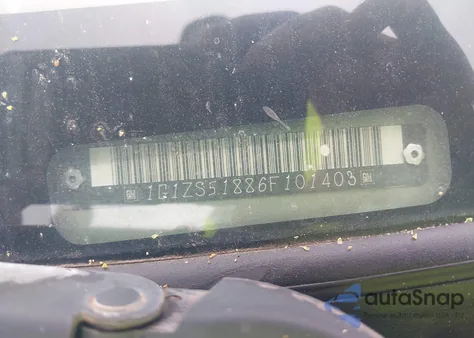 2006 Chevrolet Malibu Ls z USA, uszkodzony, nr VIN 1G1ZS51886F101403